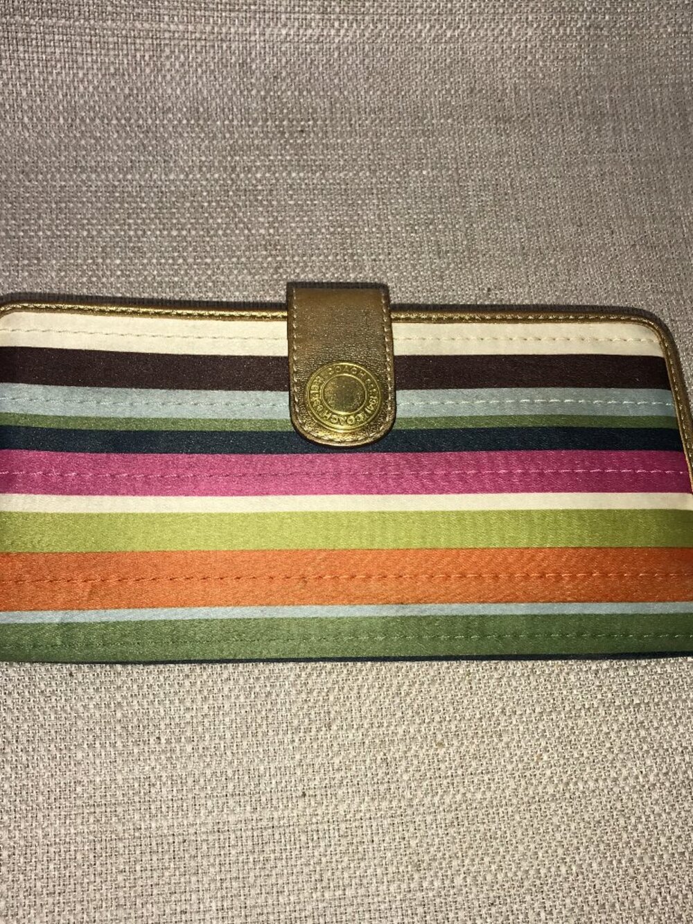Coach 65th Anniversary Legacy Stripe Wallet